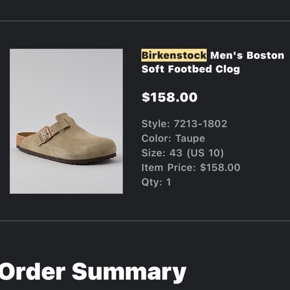 Birkenstock Taupe Soft Footbed Clogs - Picture 4 of 4